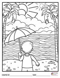 Beach Coloring Pages 18 - Colored By