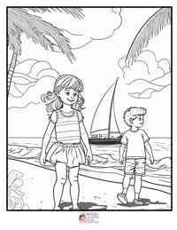Beach Coloring Pages 19B