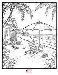 Beach Coloring Pages 1B