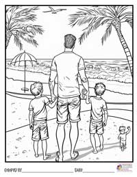Beach Coloring Pages 20 - Colored By