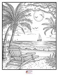 Beach Coloring Pages 2B