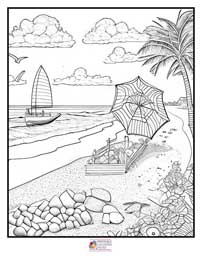 Beach Coloring Pages 3B