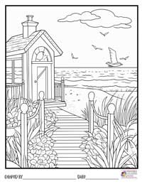 Beach Coloring Pages 7 - Colored By