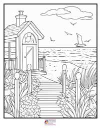 Beach Coloring Pages 7B