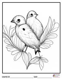 Birds Coloring Pages 12 - Colored By