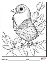 Birds Coloring Pages 13 - Colored By