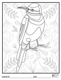 Birds Coloring Pages 7 - Colored By