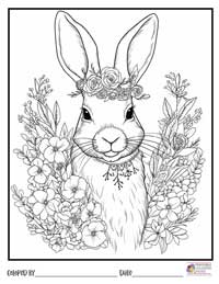 Bunny Coloring Pages 10 - Colored By