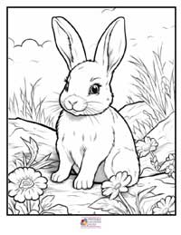 Bunny Coloring Pages 18B