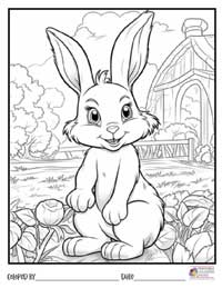 Bunny Coloring Pages 19 - Colored By
