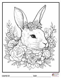 Bunny Coloring Pages 8 - Colored By