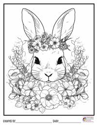 Bunny Coloring Pages 9 - Colored By