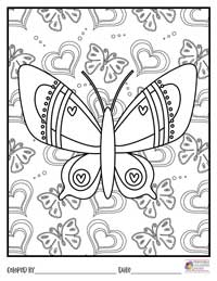 Butterfly Coloring Pages 10 - Colored By