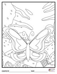 Butterfly Coloring Pages 11 - Colored By