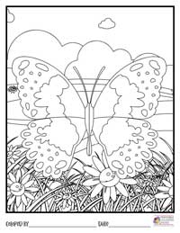 Butterfly Coloring Pages 14 - Colored By