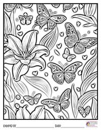 Butterfly Coloring Pages 20 - Colored By