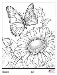 Butterfly Coloring Pages 3 - Colored By