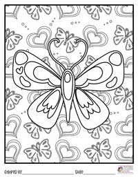 Butterfly Coloring Pages 6 - Colored By