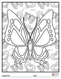 Butterfly Coloring Pages 7 - Colored By