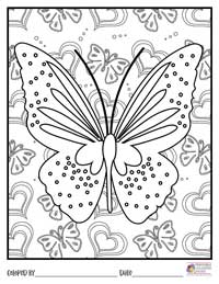 Butterfly Coloring Pages 8 - Colored By