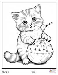 Cats Coloring Pages 10 - Colored By