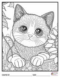 Cats Coloring Pages 13 - Colored By