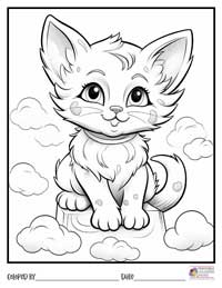 Cats Coloring Pages 19 - Colored By