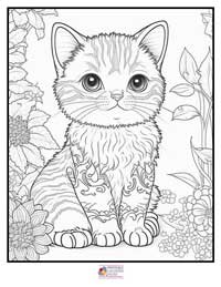 Cats Coloring Pages 1B