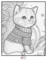 Cats Coloring Pages 4B