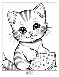 Cats Coloring Pages 6B