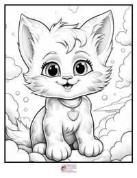 Cats Coloring Pages 7B