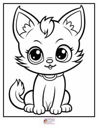 Cats Coloring Pages 9B