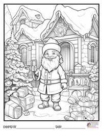 Christmas Coloring Pages 20 - Colored By