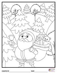 Christmas Coloring Pages 7 - Colored By