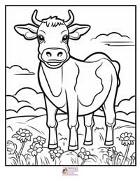 Cow Coloring Pages 19B