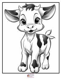 Cow Coloring Pages 1B