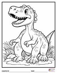 Dinosaur Coloring Pages 10 - Colored By