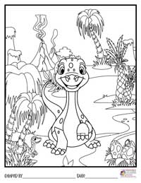 Dinosaur Coloring Pages 12 - Colored By