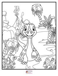 Dinosaur Coloring Pages 12B