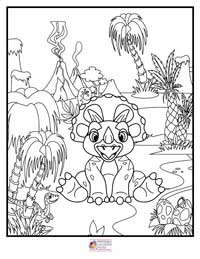 Dinosaur Coloring Pages 14B