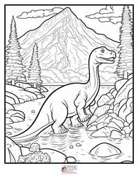 Dinosaur Coloring Pages 17B