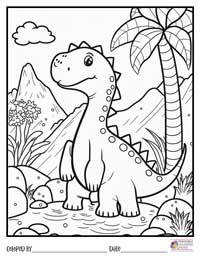 Dinosaur Coloring Pages 18 - Colored By