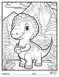 Dinosaur Coloring Pages 19 - Colored By