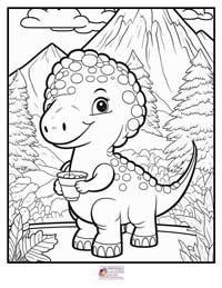 Dinosaur Coloring Pages 19B
