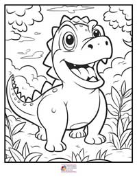 Dinosaur Coloring Pages 1B
