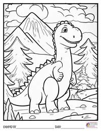 Dinosaur Coloring Pages 20 - Colored By