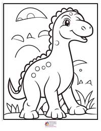 Dinosaur Coloring Pages 2B
