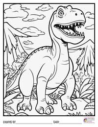 Dinosaur Coloring Pages 3 - Colored By