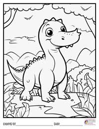 Dinosaur Coloring Pages 5 - Colored By