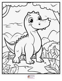 Dinosaur Coloring Pages 5B